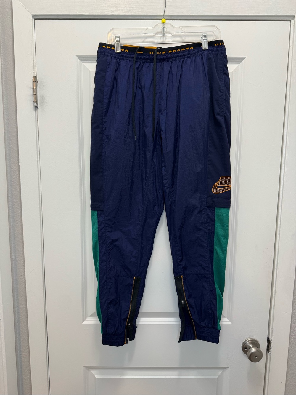 Nike Dri-Fit Flex Sport Training Pants Joggers Blue Green